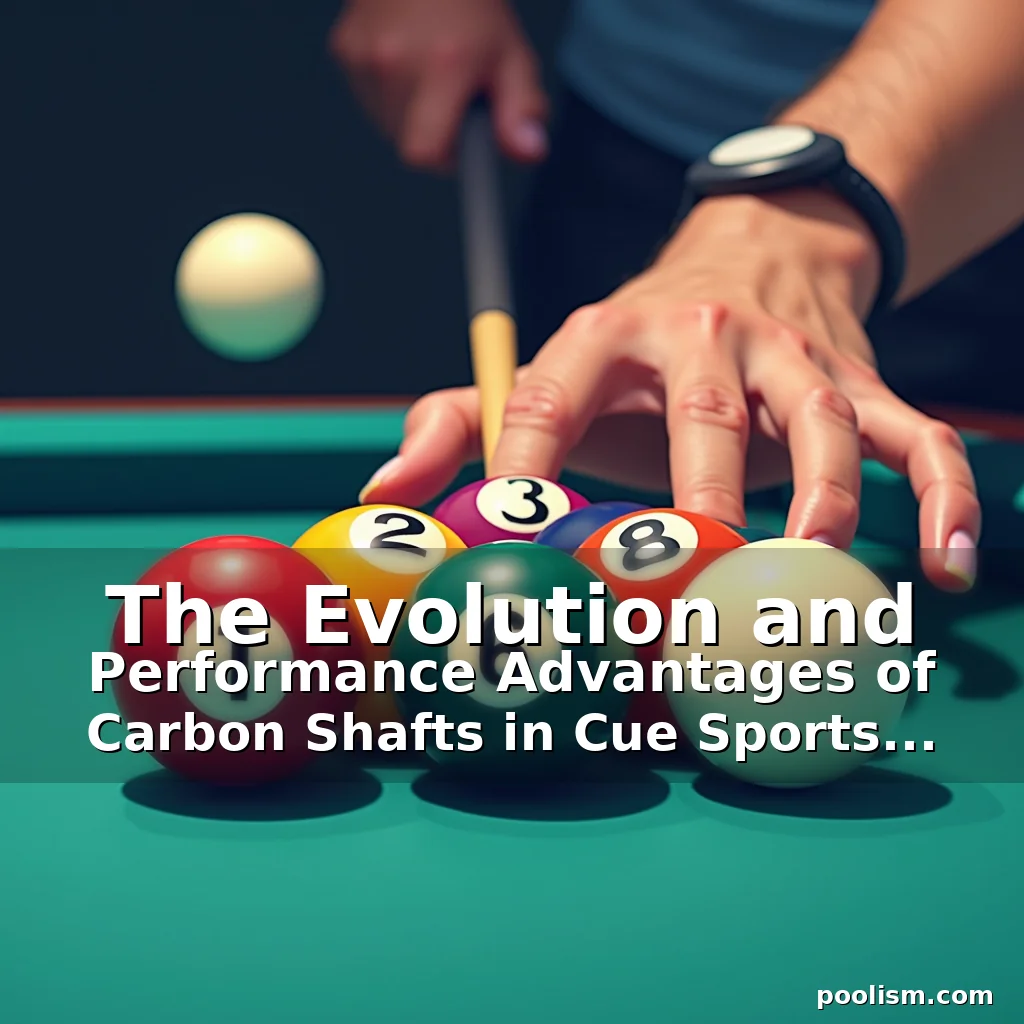 Read more about the article The Evolution and Performance Advantages of Carbon Shafts in Cue Sports Equipment