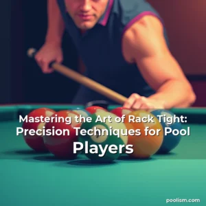 Artistic representation for Mastering the Art of Rack Tight: Precision Techniques for Pool Players