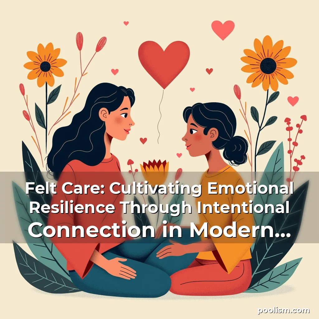 Read more about the article Felt Care: Cultivating Emotional Resilience Through Intentional Connection in Modern Communities