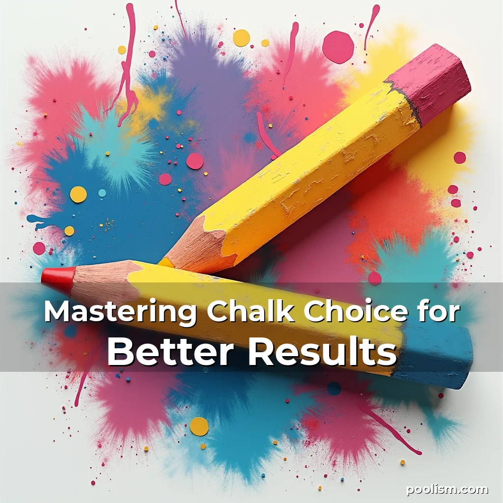 Read more about the article Mastering Chalk Choice for Better Results